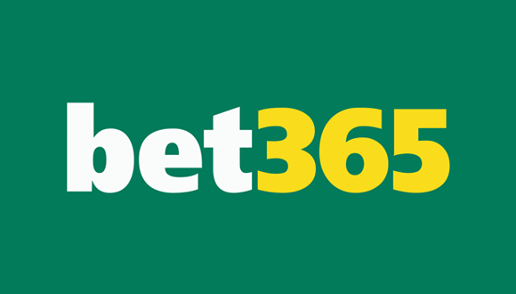 Bookmakeren bet365's officielle logo på en grøn baggrund