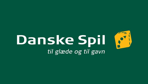 Bookmakeren Danske Spils officielle logo på grøn baggrund