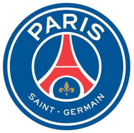Den franske fodboldklub Paris Saint-Germains officielle logo. Klubben kendes også som PSG, og den spiller til daglig i den franske Ligue 1.