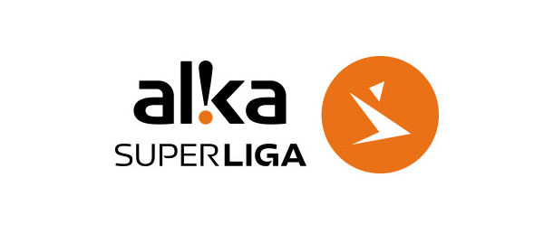 Det officielle logo for Alka Superligaen, der er Danmarks bedste fodboldrække