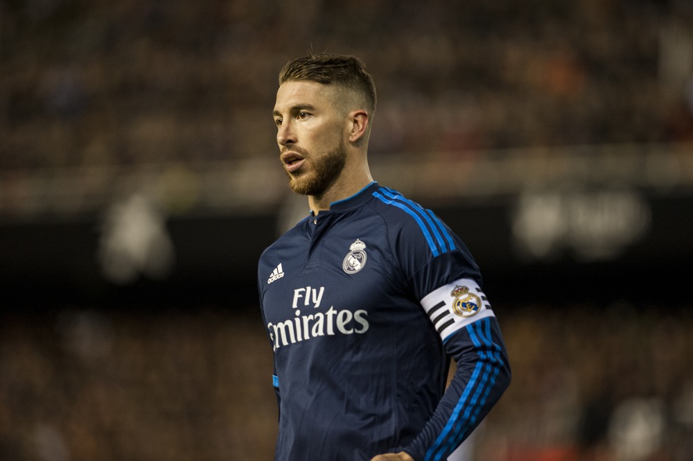 Sergio Ramos i aktion for Real Madrid