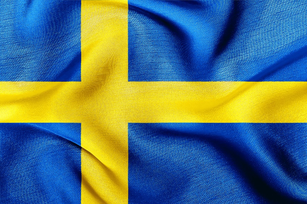 det blå-gule svenske flag
