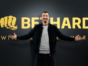 Zlatan Ibrahimovic foran et Bethard logo