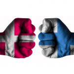 Dansk og finsk flag