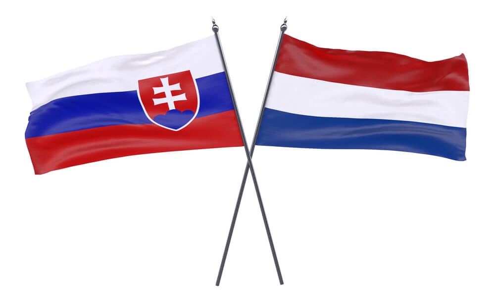 Slovakisk og hollandsk flag