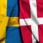 Svensk og dansk flag
