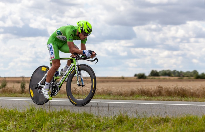 Peter Sagan iført den grønne sprintertrøje fra Tour de France under udgaven i 2012