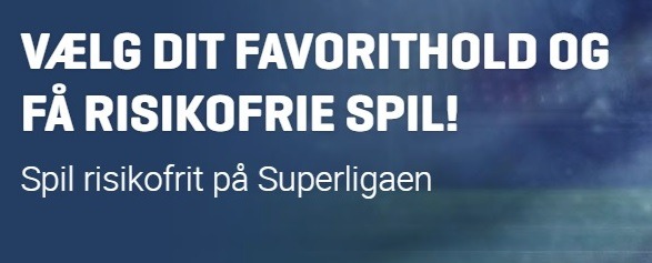 Bookmakertilbud fra NordicBet, hvor alle spillere kan få to risikofrie spil til Superligaen helt gratis