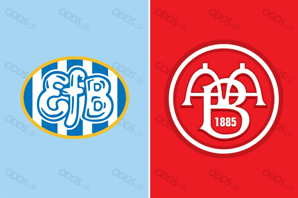 Officielle klublogoer for Esbjerg fB og AaB