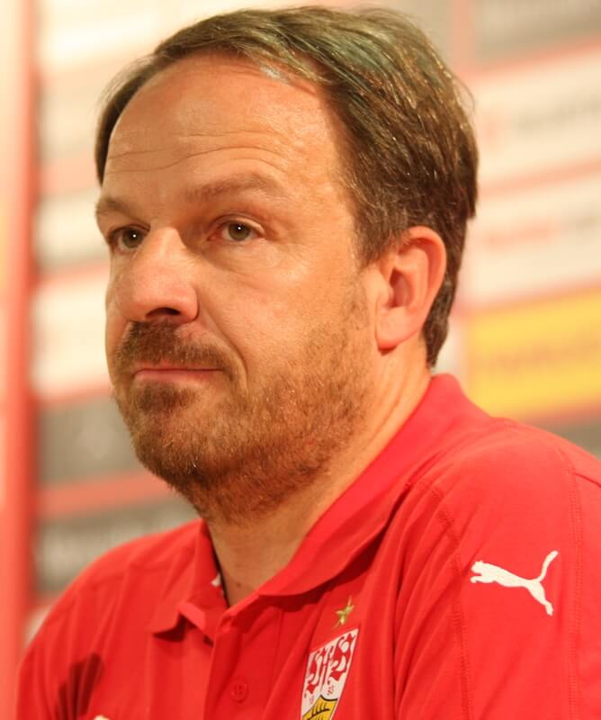Alexander Zorniger da han var cheftræner i VfB Stuttgart
