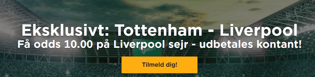 Nye spillere kan hos Mr Green få odds 10 på Liverpool-sejr over Tottenham i Champions League-finalen