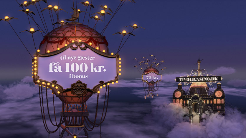 få 100 kroner gratis hos tivoli casino