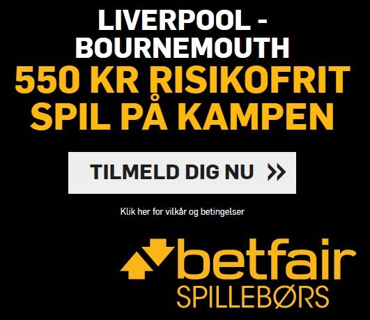 Betfair - Liverpool-Bournemouth