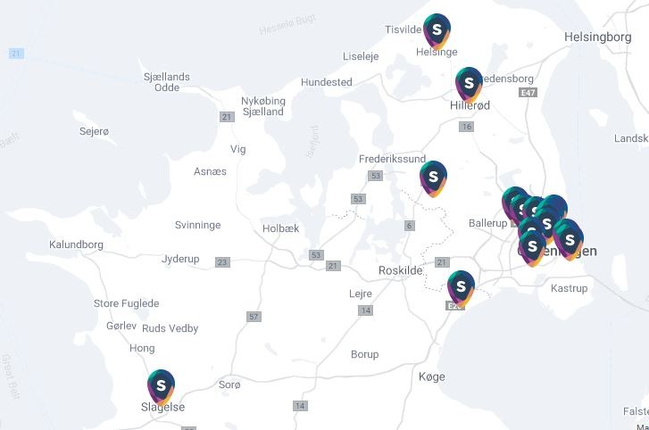 Spilhuset locations