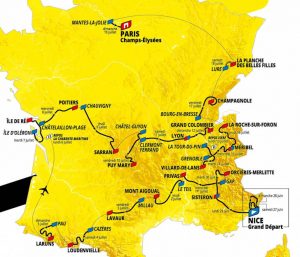 Tour route
