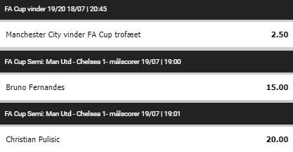 Onside Bettings specialspil på Manchester United-Chelsea