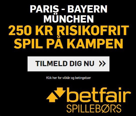 Betfiar kampagne til CL Finalen 2020