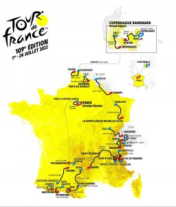 Tour de France 2022 - Rute