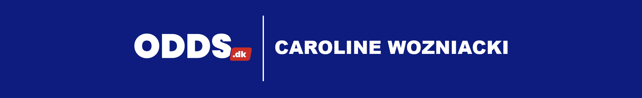 Odds på Caroline Wozniacki