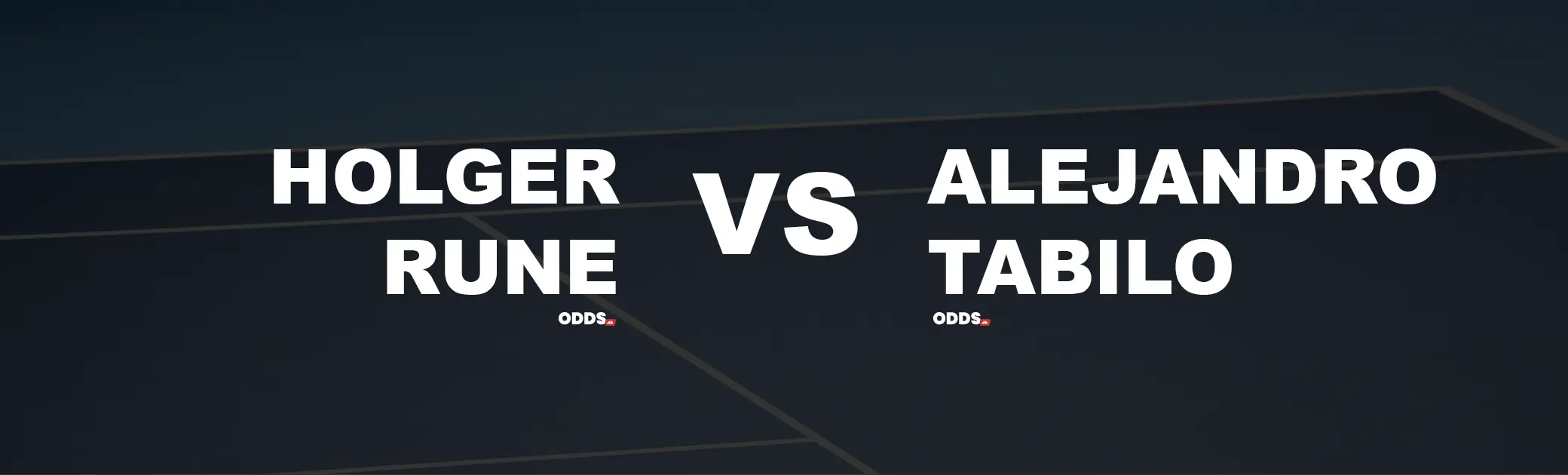 Holger Rune - Alejandro Tabilo