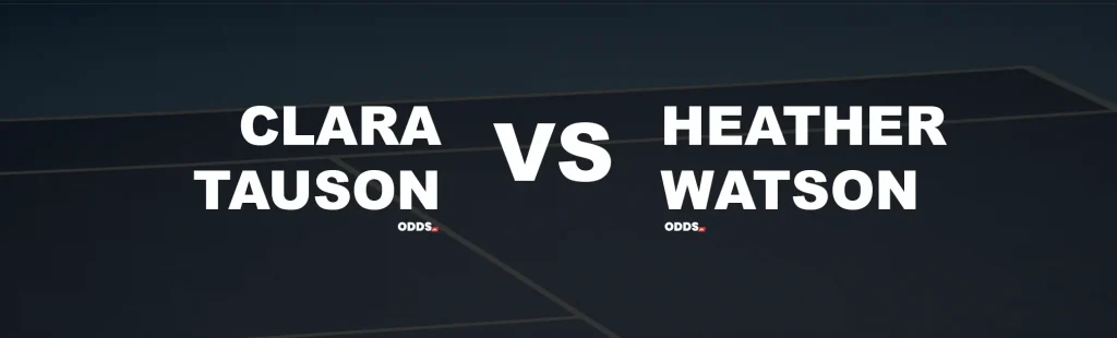 Optakt: Clara Tauson vs. Heather Watson (1. juli 2025)