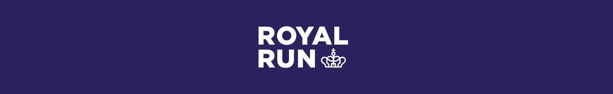 Banner med Royal Run logo