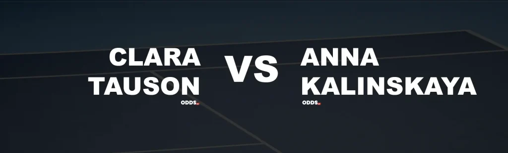 Optakt: Clara Tauson vs. Anna Kalinskaya (3. juli 2025)