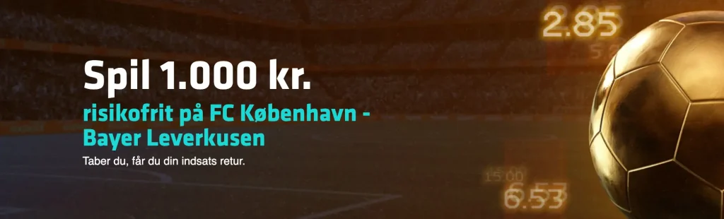 Expekt risikofrit spil FCK - Leverkusen