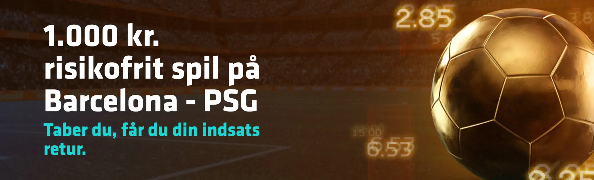 Expekt risikofrit spil Barcelona - PSG