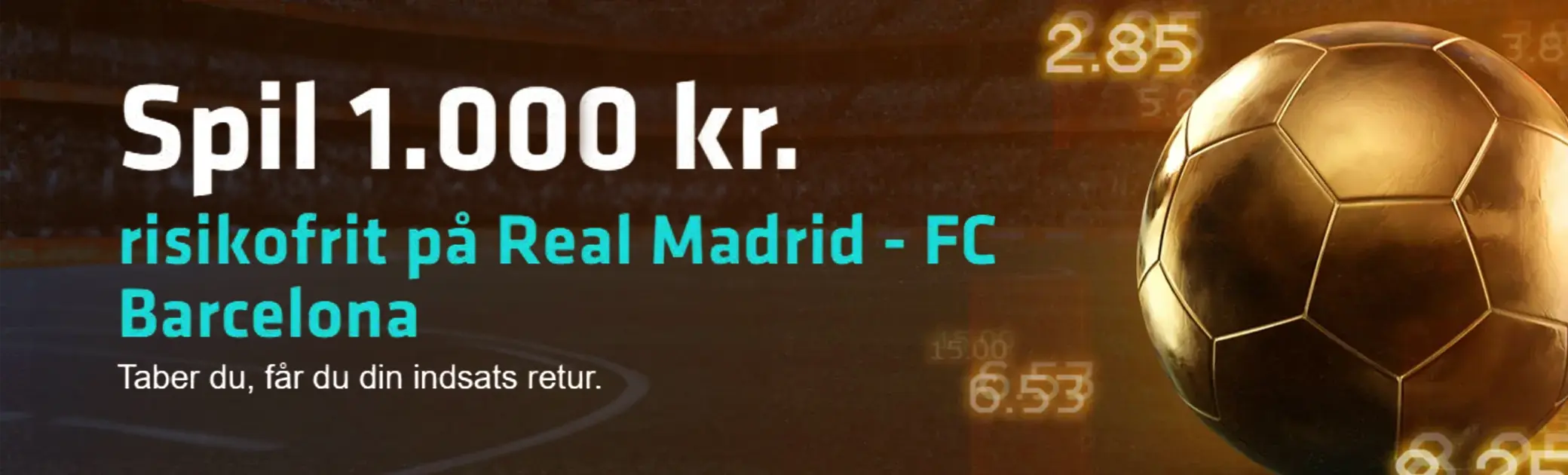 Expekt risikofrit spil Real Madrid - Barcelona