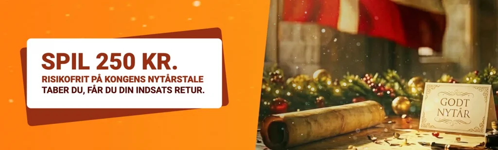 LeoVegas risikofrit spil Kongens Nytårstale