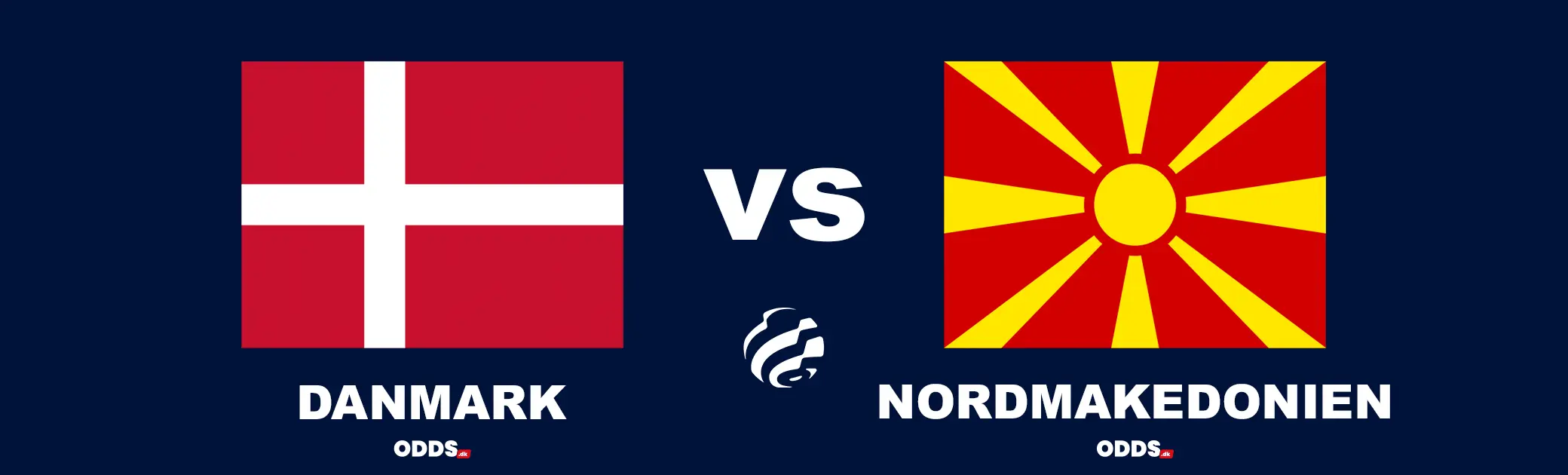 Danmark - Nordmakedonien