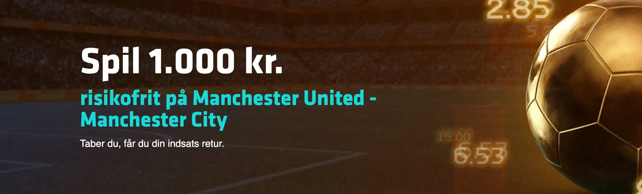 Expekt risikofrit spil Manchester United - Manchester City