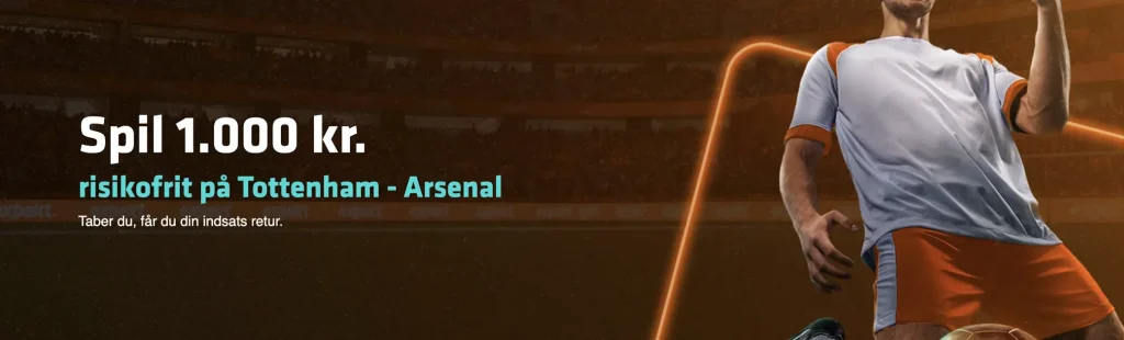 Expekt risikofrit spil Tottenham - Arsenal